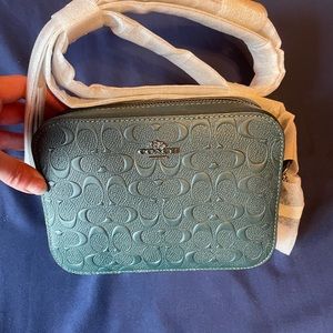 Coach Mini Camera Bag in signature leather